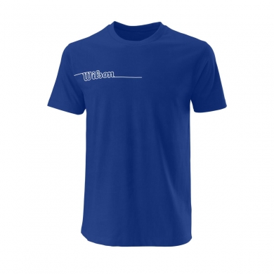 Wilson Tennis Tshirt Team II Tech Crew royalblau Herren